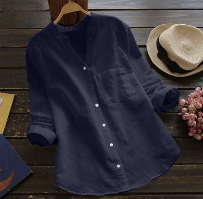 SOPHIA™ | Lässiges Hemd aus Leinen und Baumwolle